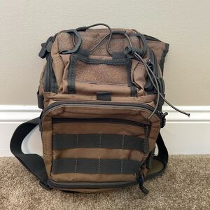 Tactical Brown and Black Men's Bag